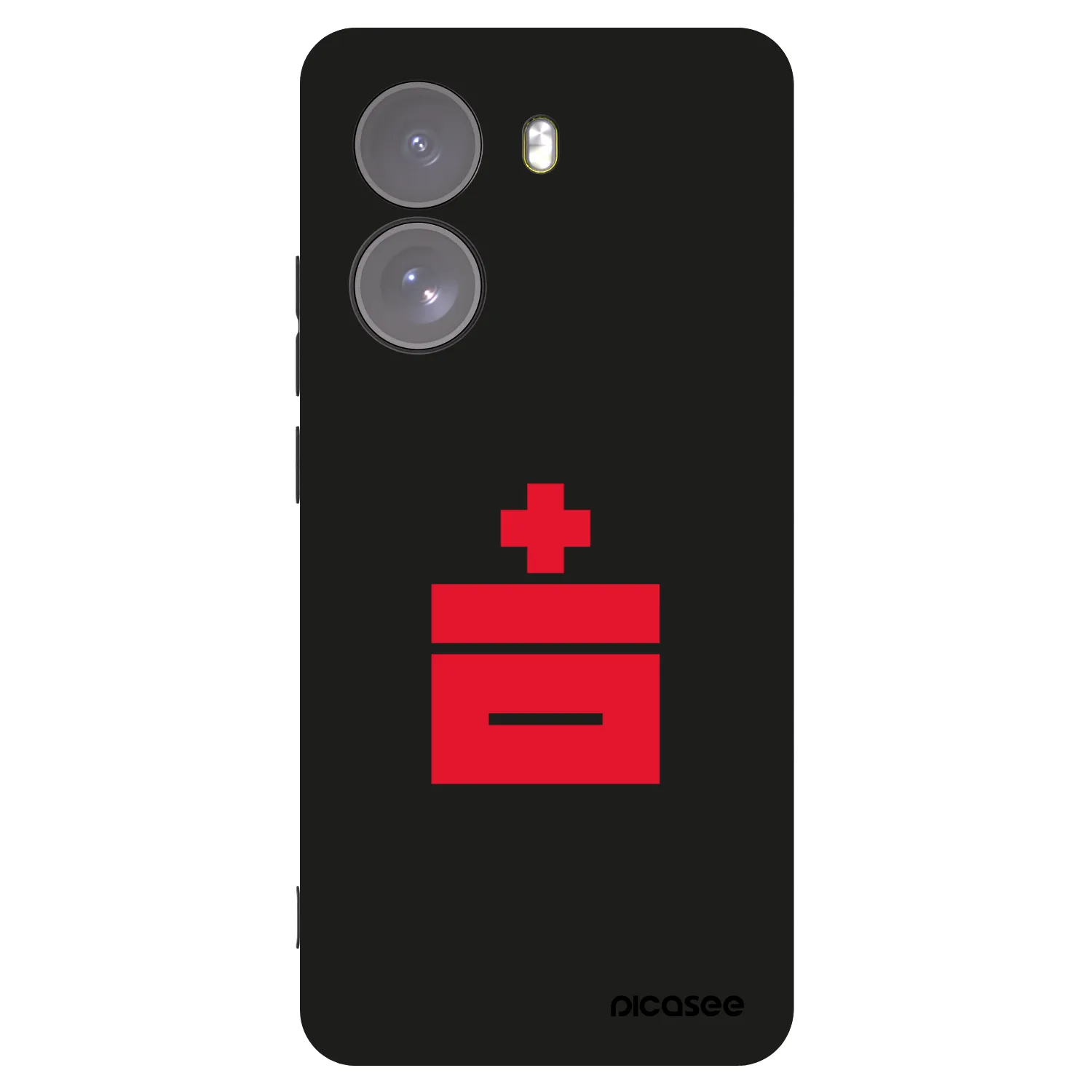 Picasee silikonski črni ovitek za Xiaomi Poco X7 - Le Plastenciaga