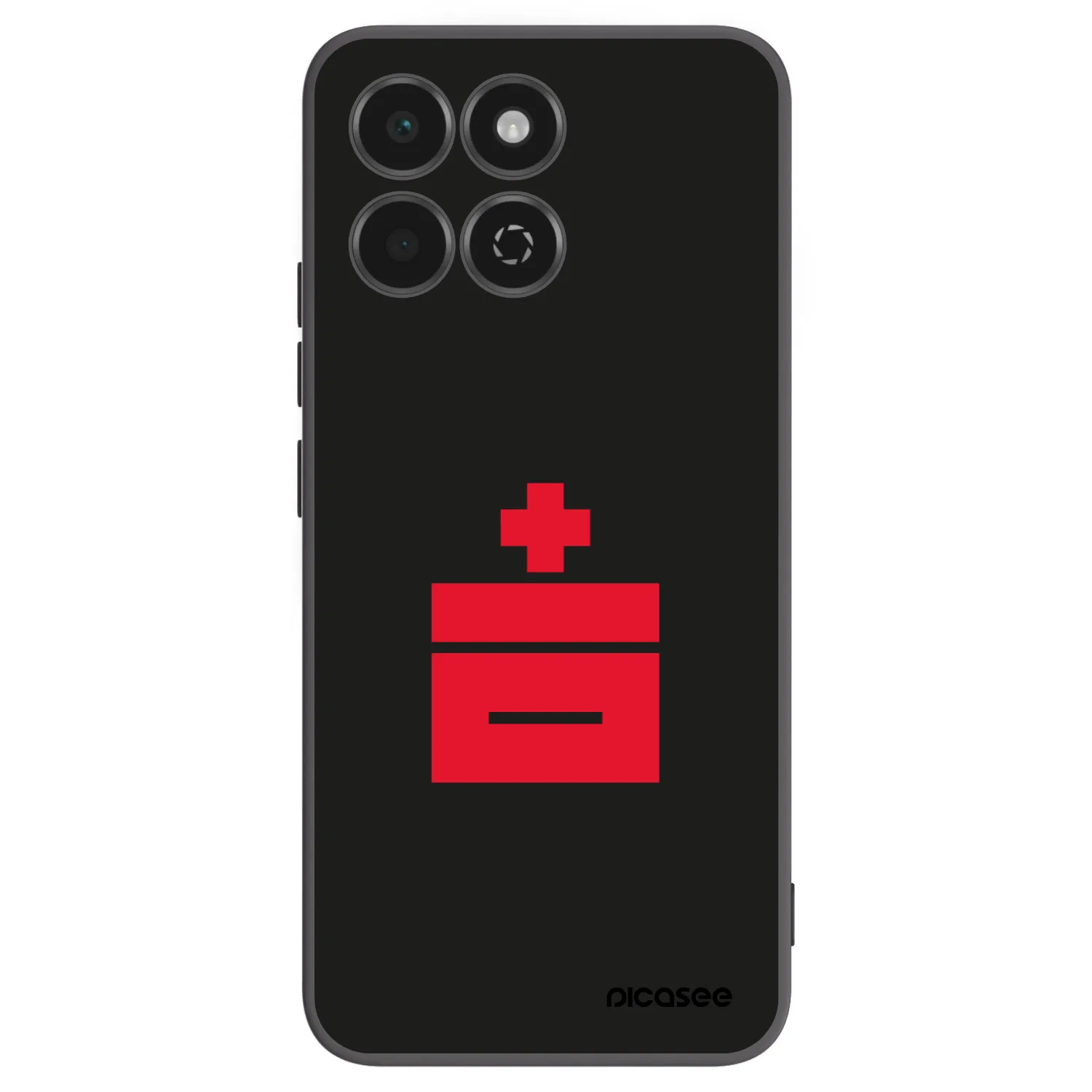 Picasee silikonski črni ovitek za Honor 200 Smart 5G - Le Plastenciaga
