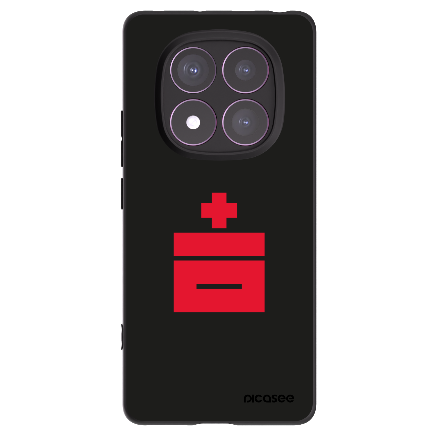 Picasee silikonski črni ovitek za Xiaomi Redmi Note 14 Pro 4G - Le Plastenciaga