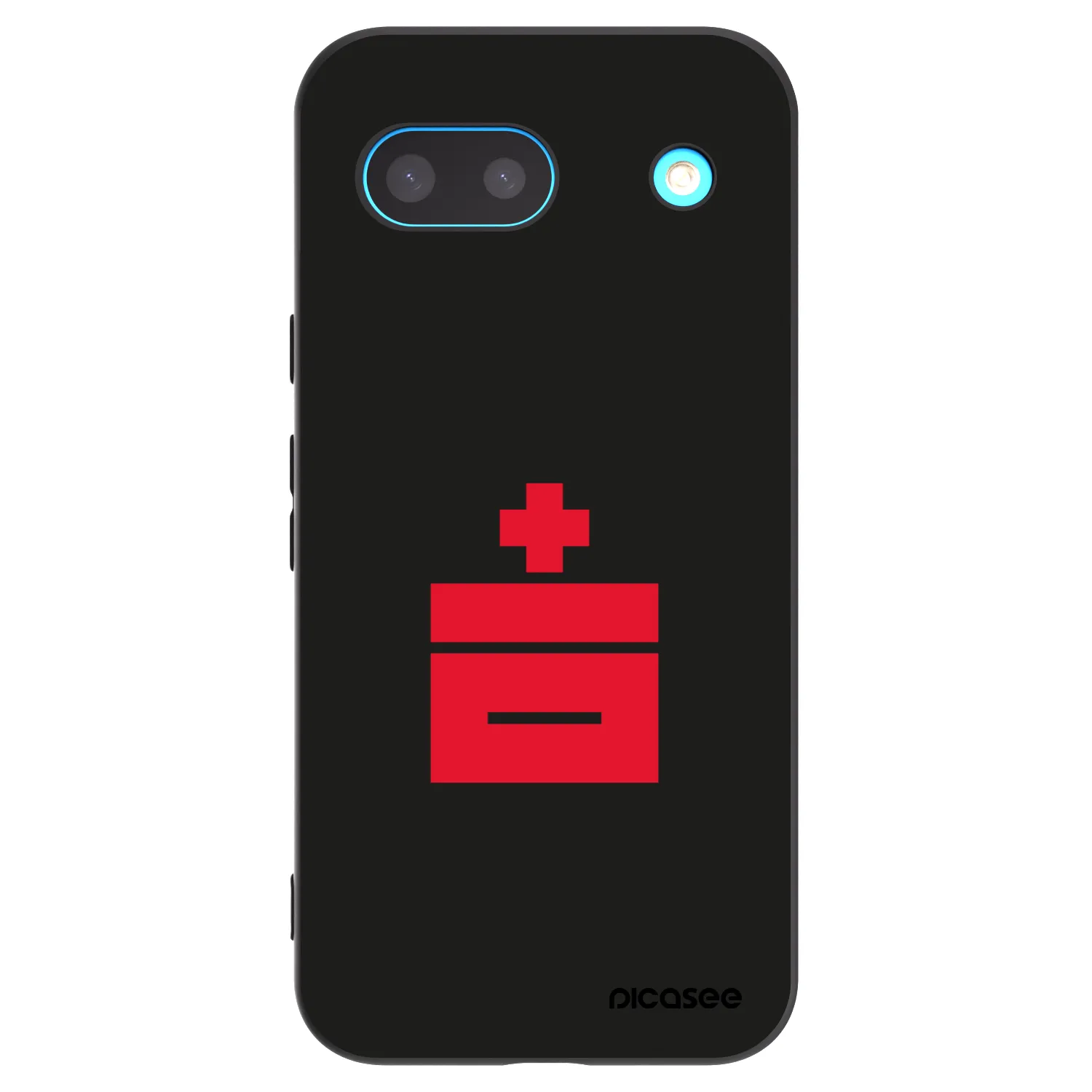 Picasee silikonski črni ovitek za Google Pixel 8a - Le Plastenciaga