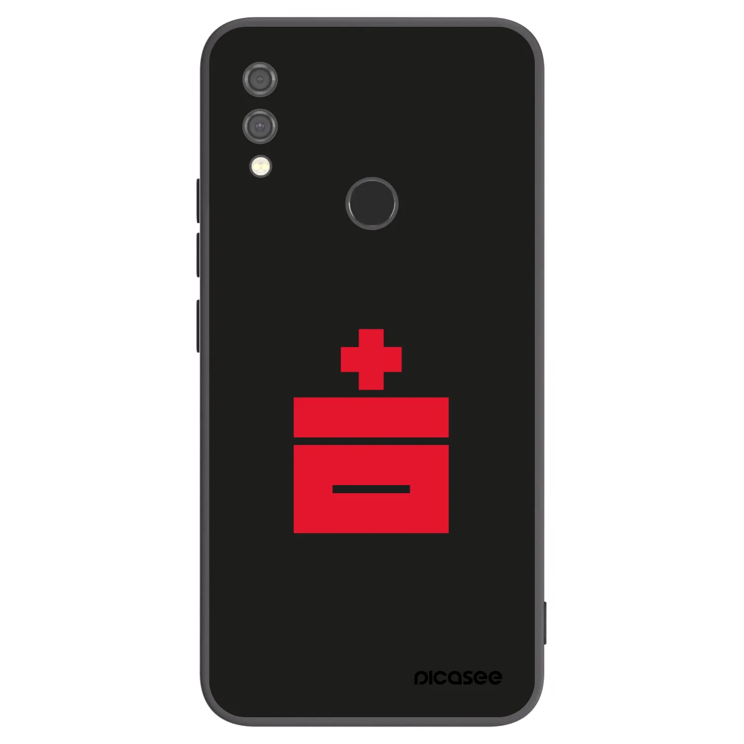 Picasee silikonski črni ovitek za Xiaomi Redmi Note 7 - Le Plastenciaga