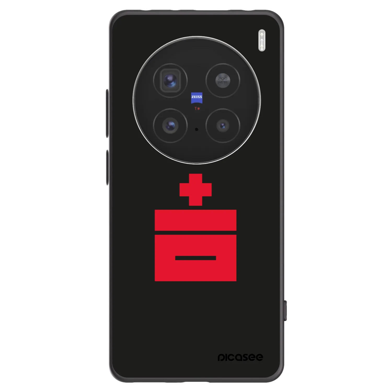 Picasee silikonski črni ovitek za Vivo X200 Pro - Le Plastenciaga