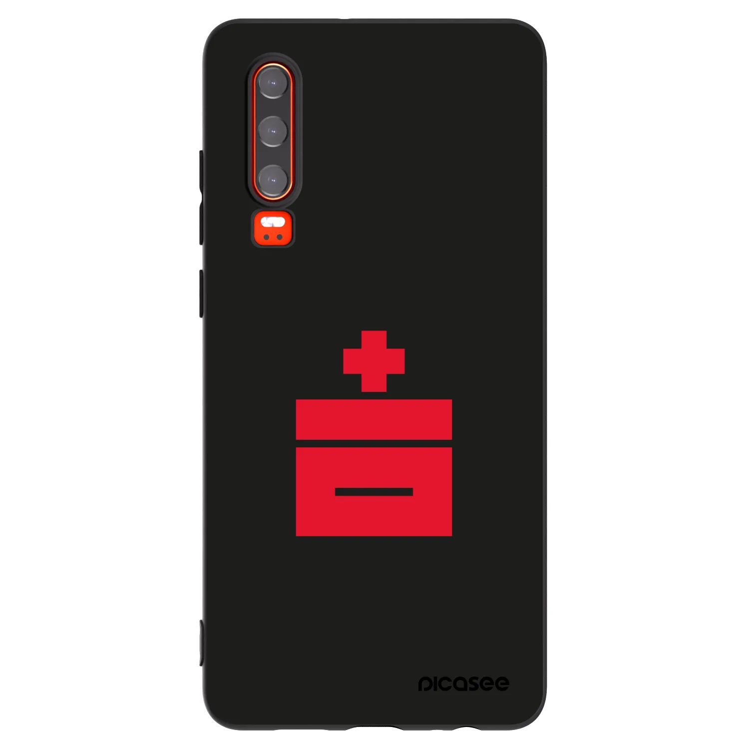 Picasee silikonski črni ovitek za Huawei P30 - Le Plastenciaga