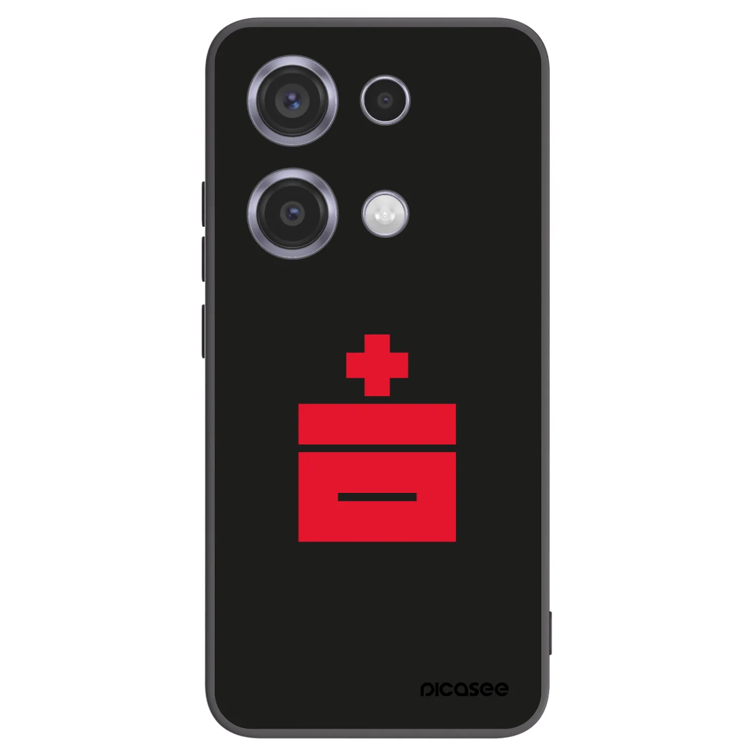 Picasee silikonski črni ovitek za Xiaomi Redmi Note 14S - Le Plastenciaga