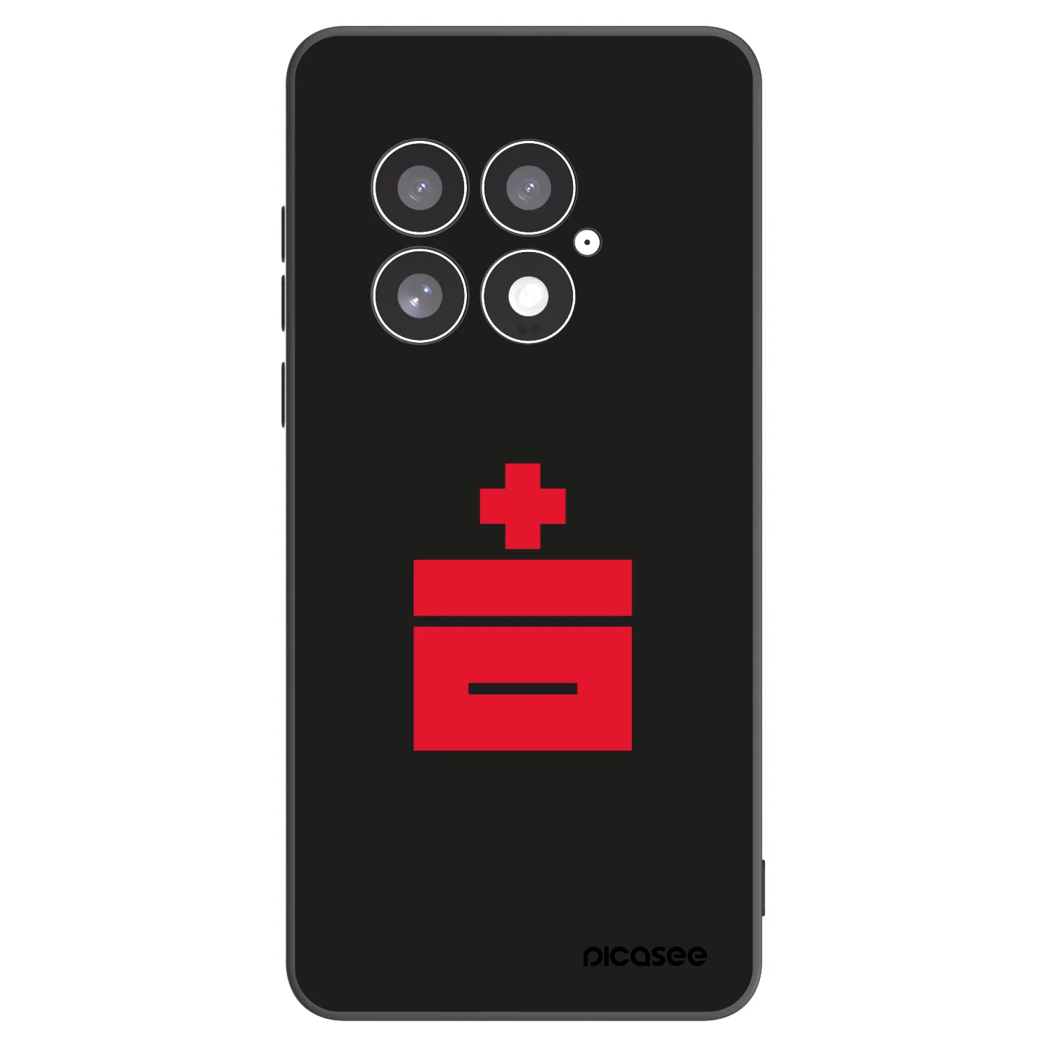 Picasee silikonski črni ovitek za OnePlus 13 5G - Le Plastenciaga