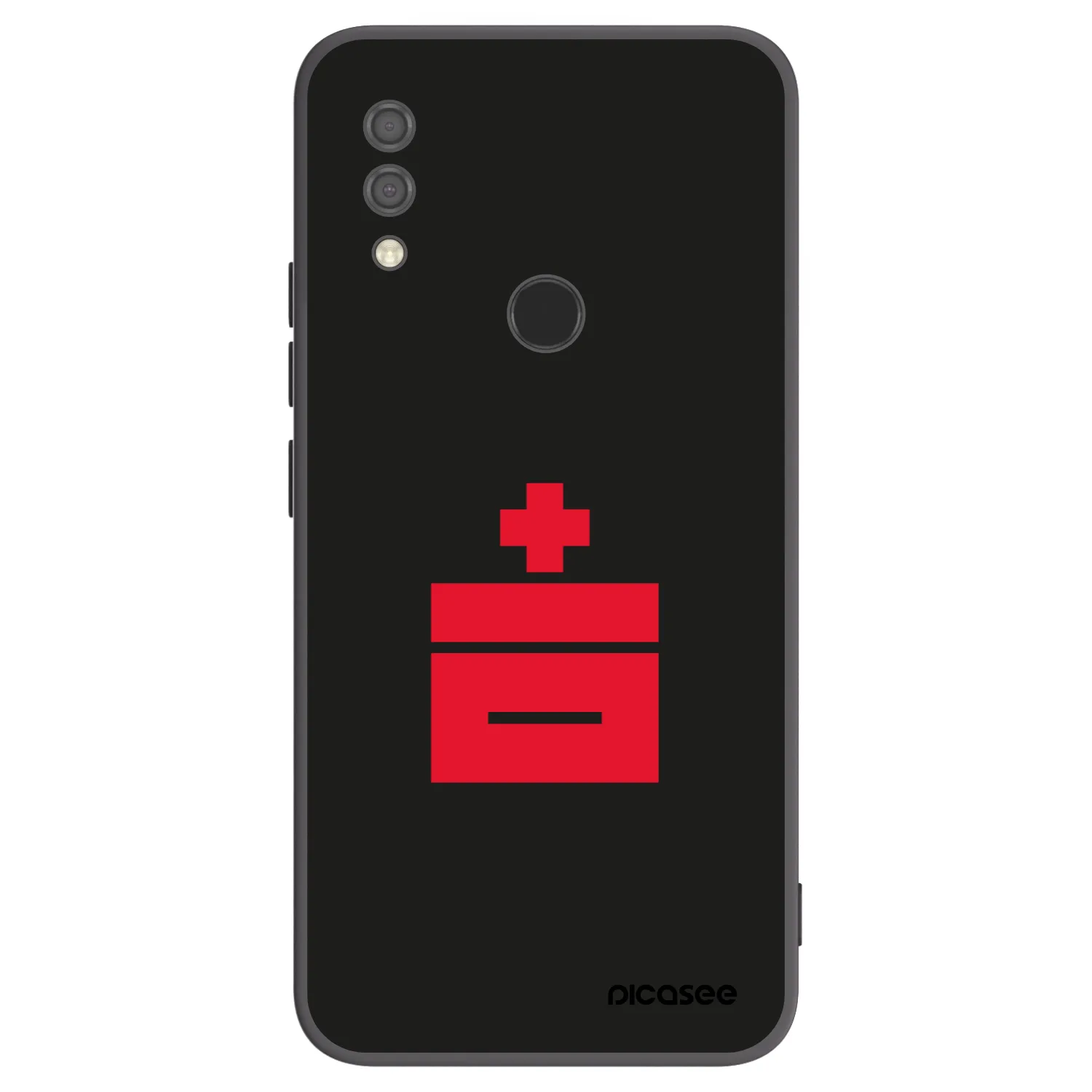 Picasee silikonski črni ovitek za Xiaomi Redmi 7 - Le Plastenciaga