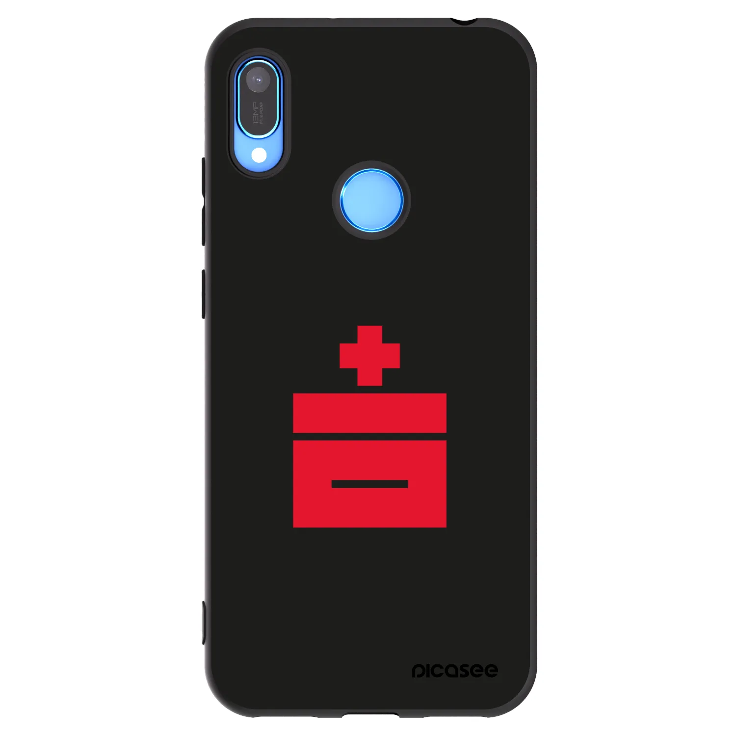 Picasee silikonski črni ovitek za Huawei Y6 2019 - Le Plastenciaga