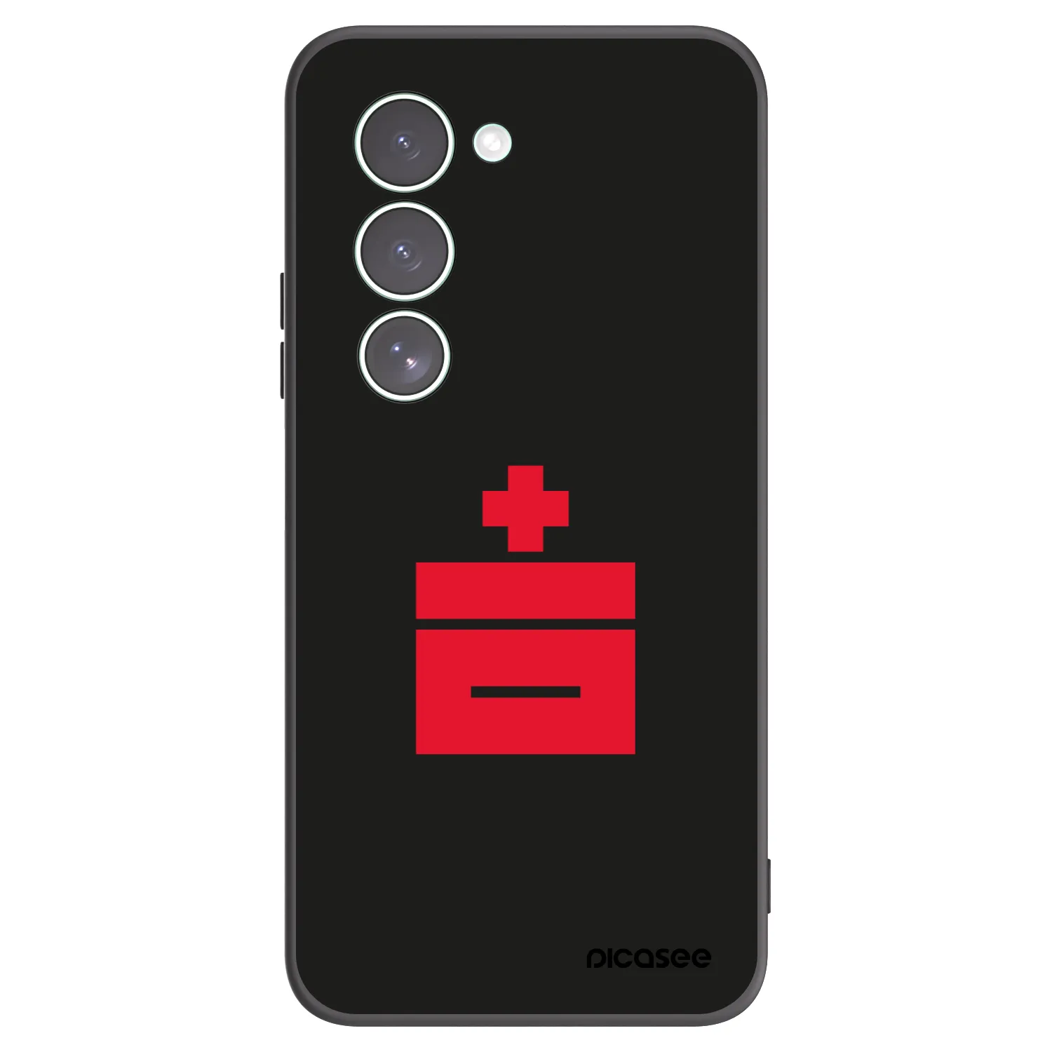Picasee silikonski črni ovitek za Xiaomi Redmi 15 5G - Le Plastenciaga