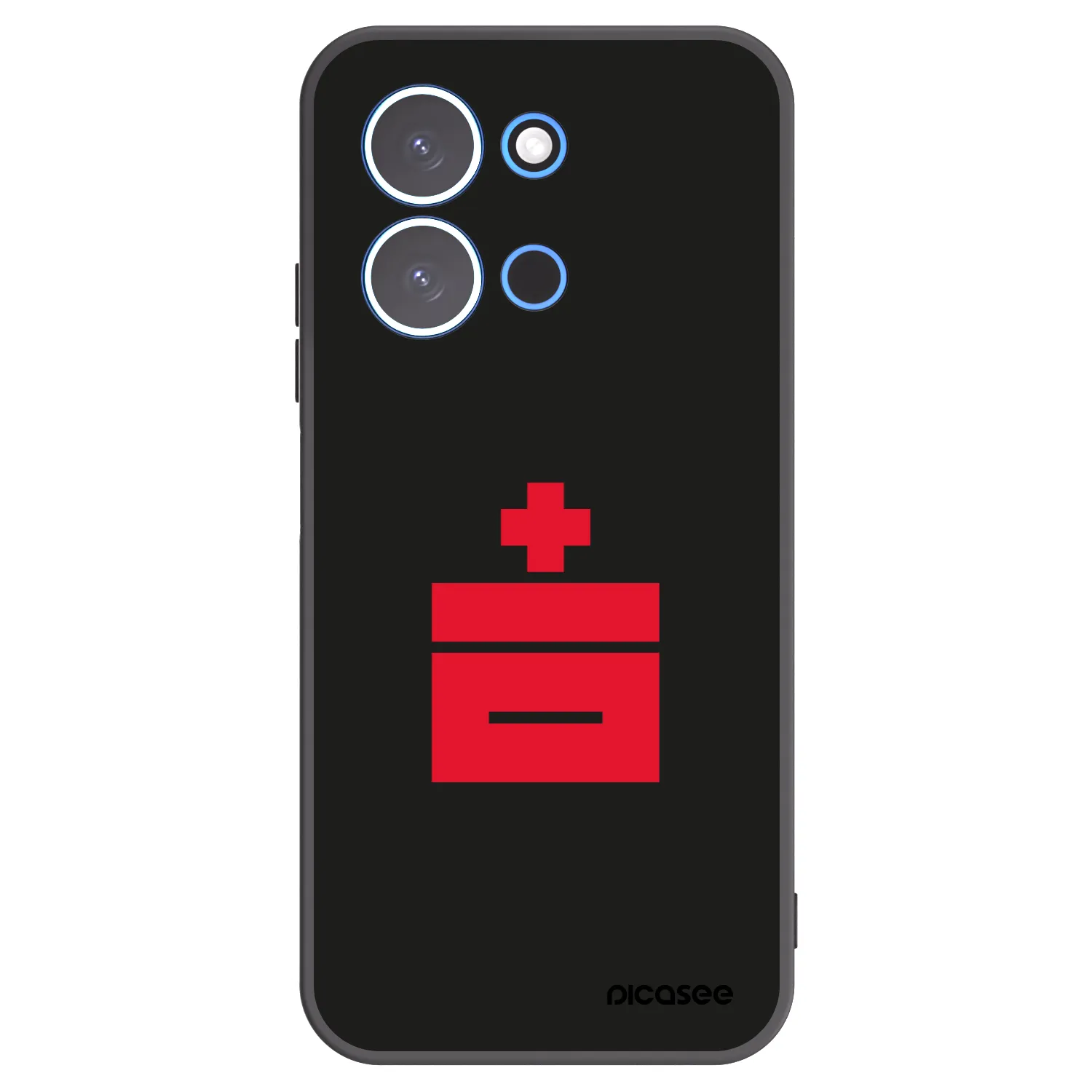 Picasee silikonski črni ovitek za Xiaomi Redmi 15C 4G - Le Plastenciaga