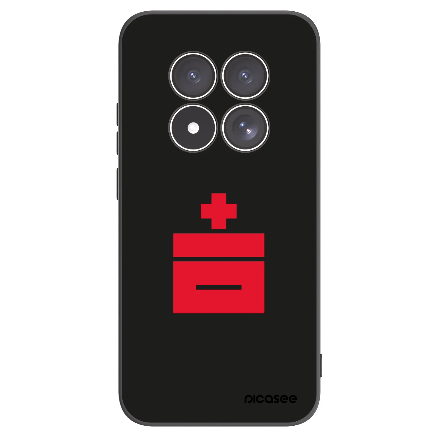 Picasee silikonski črni ovitek za Xiaomi Redmi Note 15 Pro 4G - Le Plastenciaga