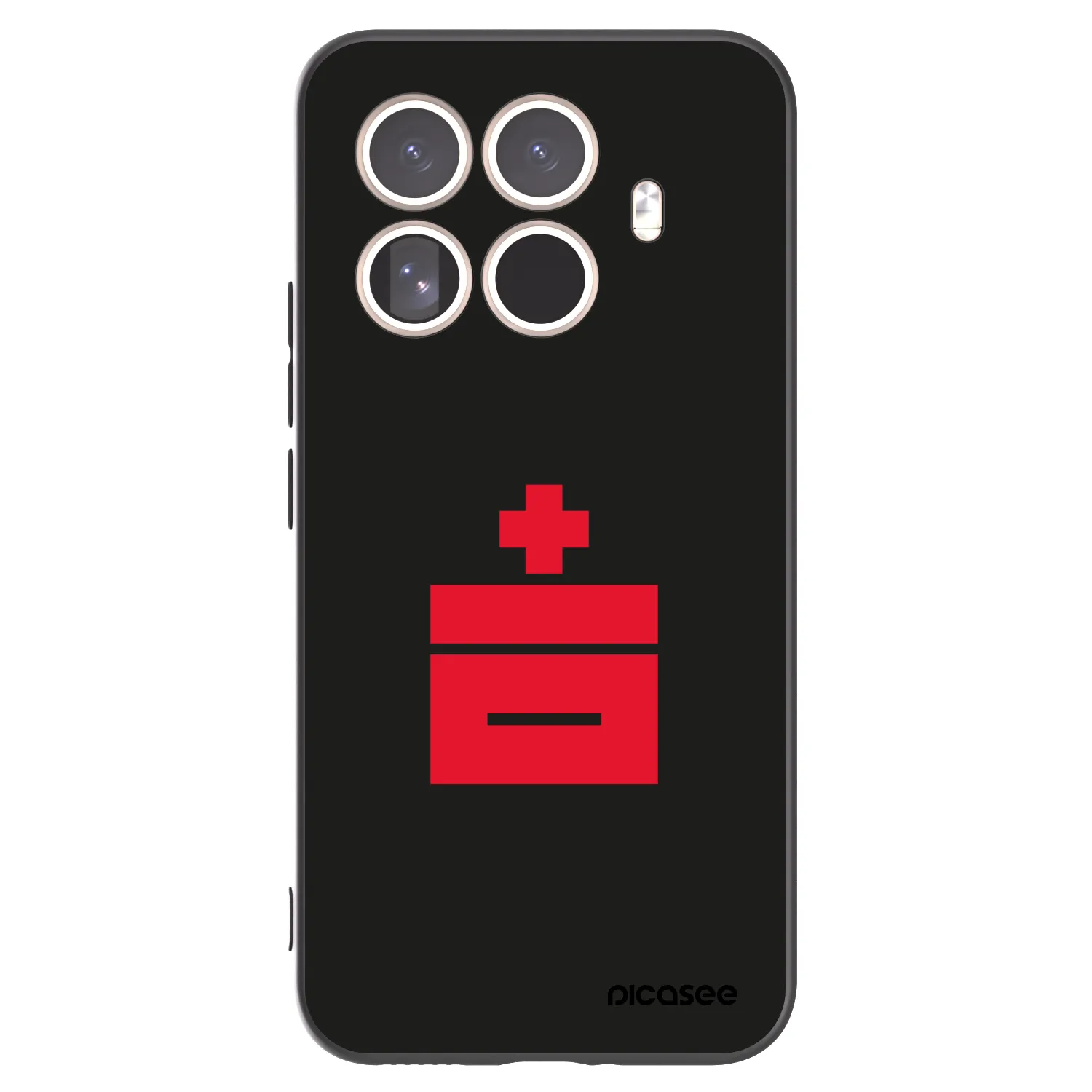 Picasee silikonski črni ovitek za Xiaomi 15T Pro - Le Plastenciaga
