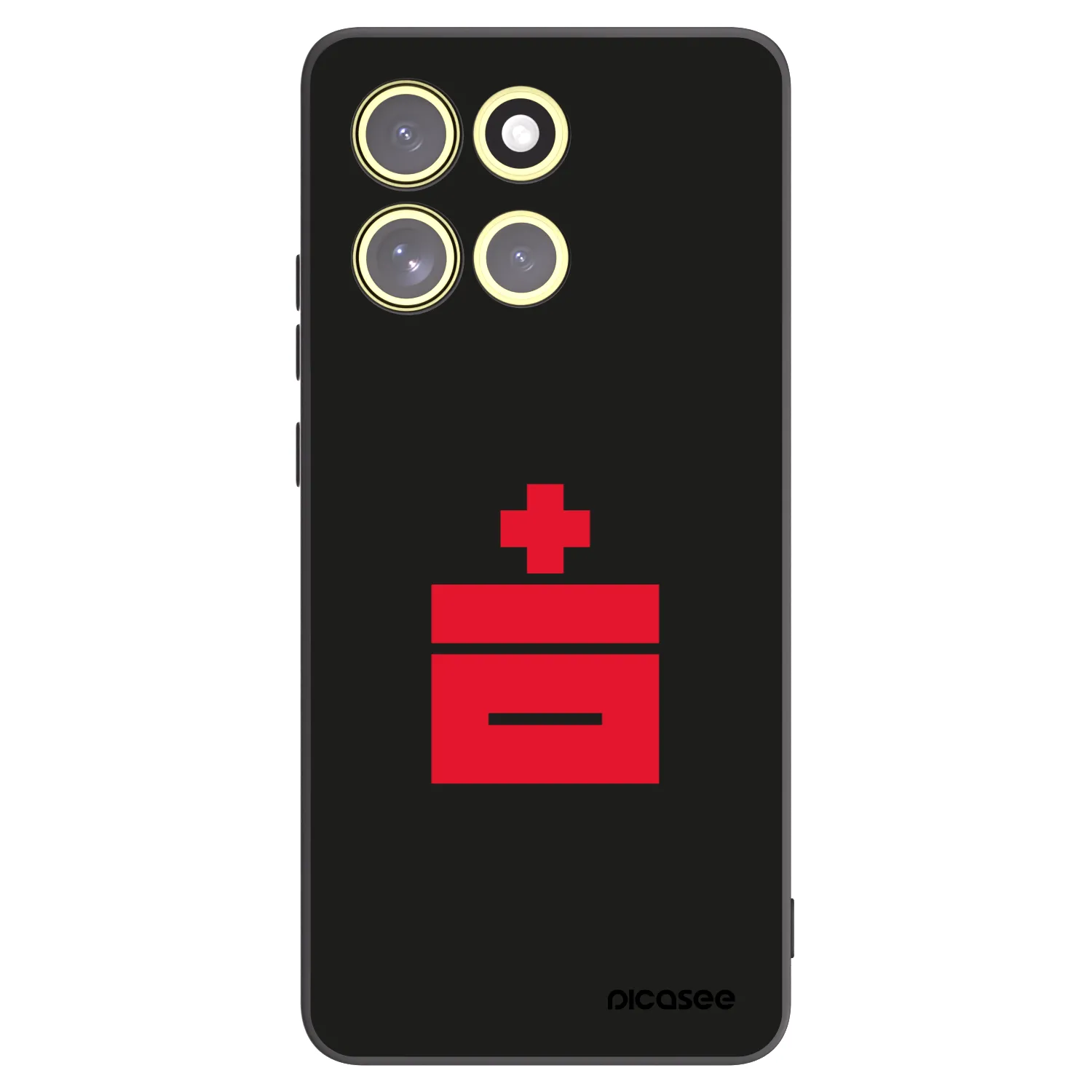 Picasee silikonski črni ovitek za Motorola Moto G86 Power 5G - Le Plastenciaga
