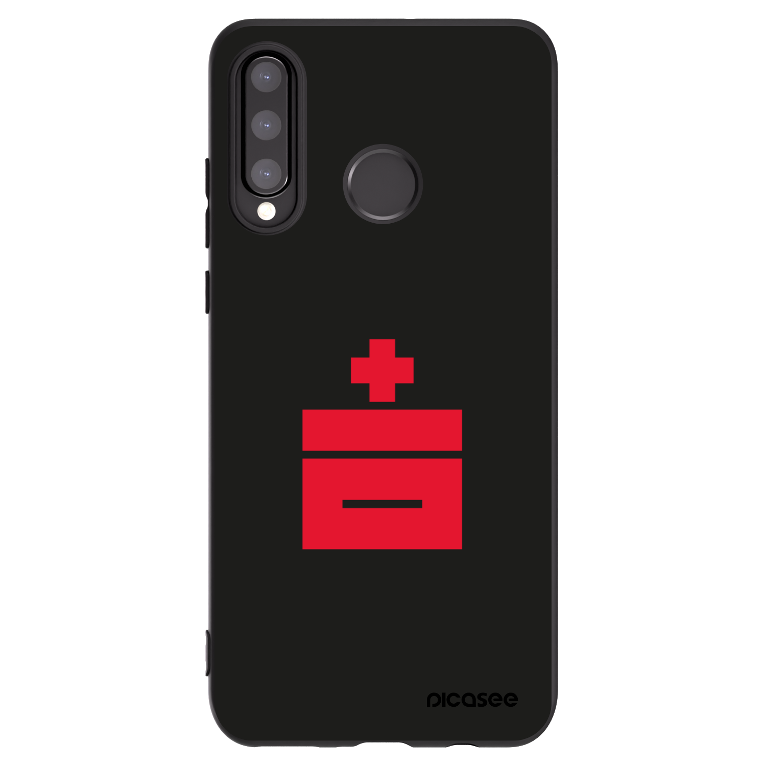 Picasee silikonski črni ovitek za Huawei P30 Lite - Le Plastenciaga