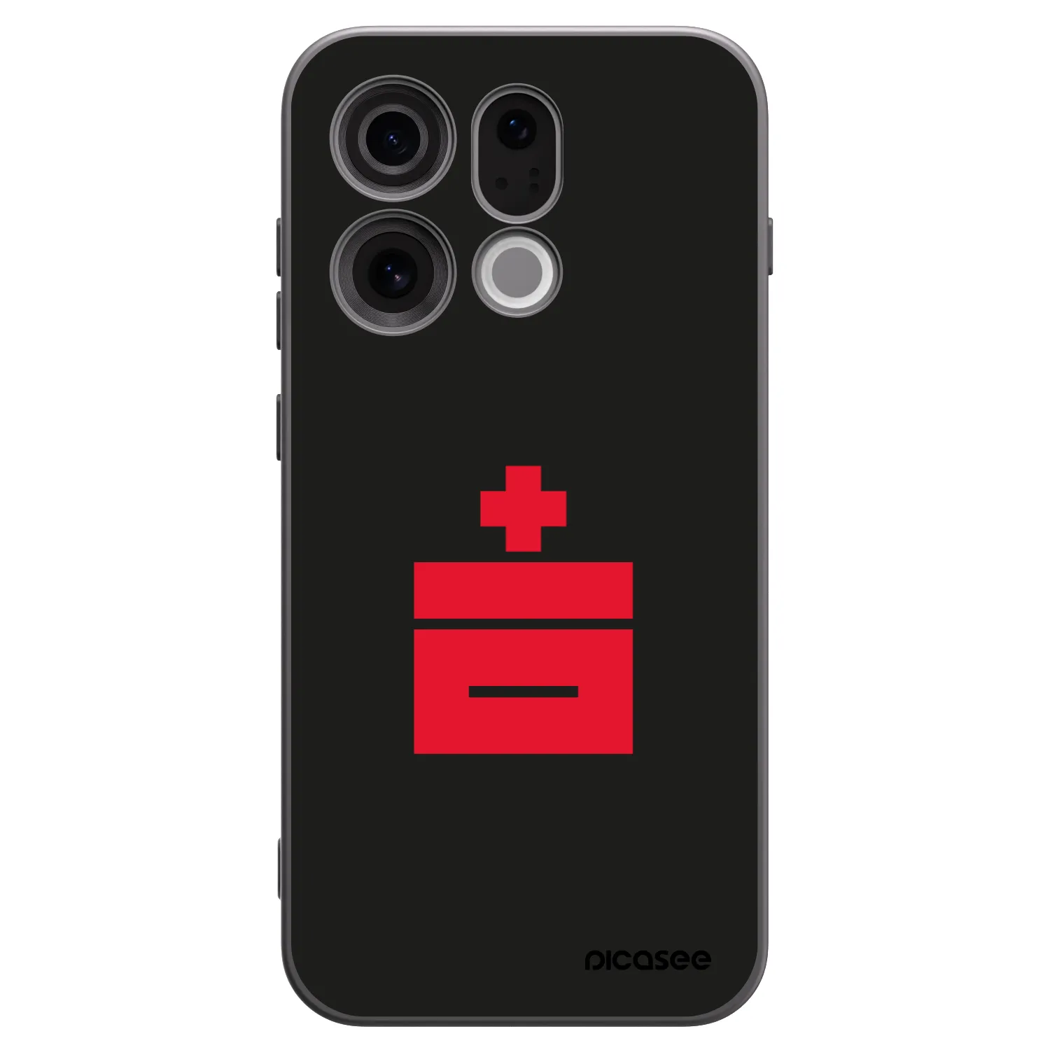 Picasee silikonski črni ovitek za OPPO Find X9 - Le Plastenciaga