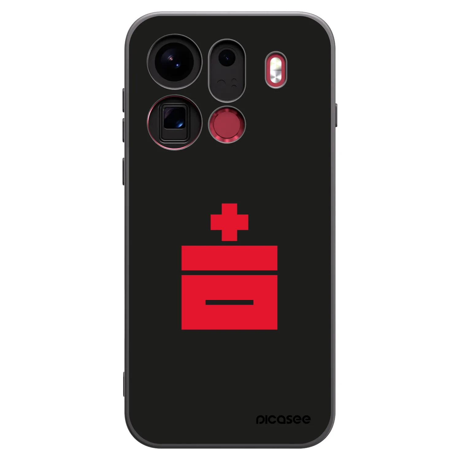 Picasee silikonski črni ovitek za OPPO Find X9 Pro - Le Plastenciaga