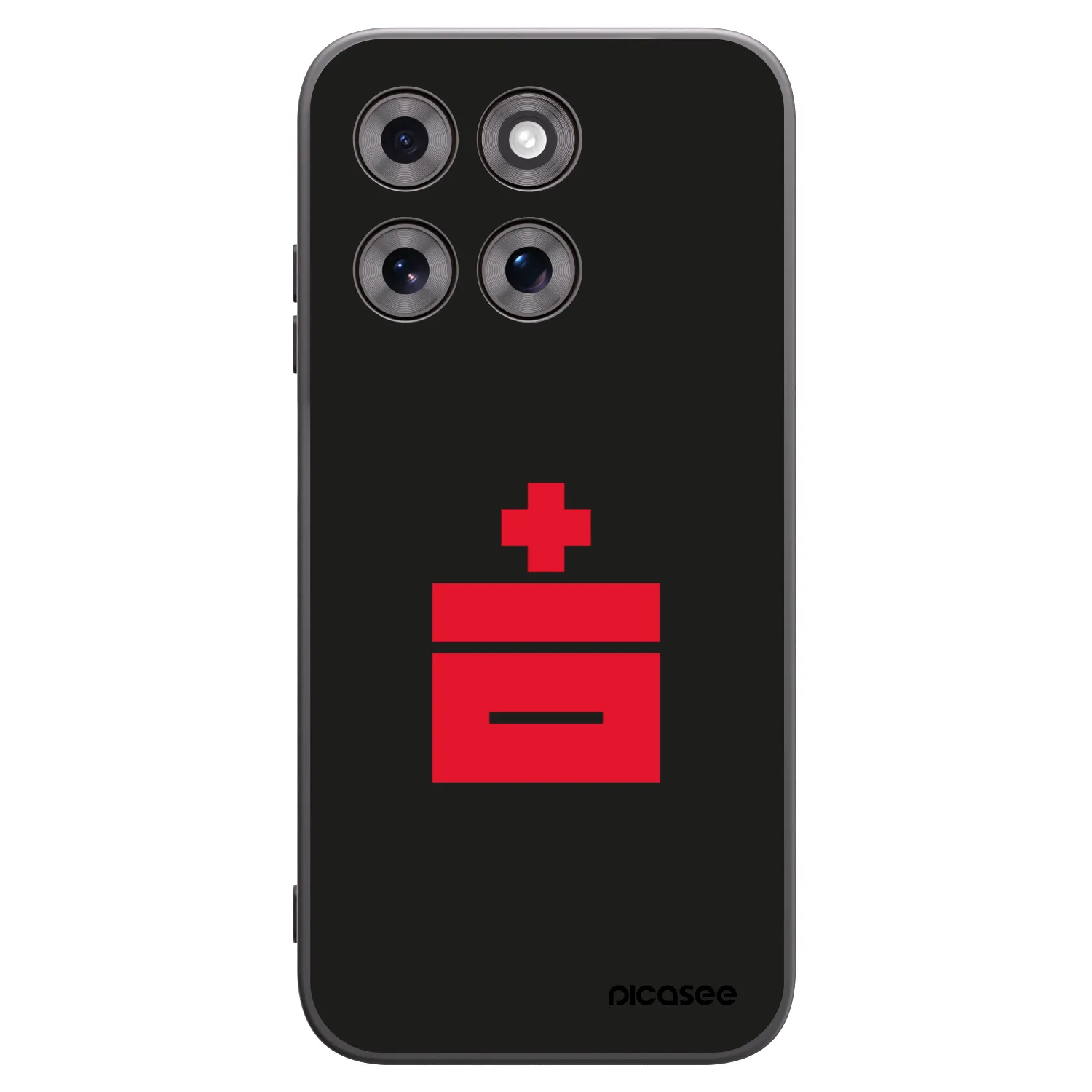 Picasee silikonski črni ovitek za Motorola Moto G77 - Le Plastenciaga