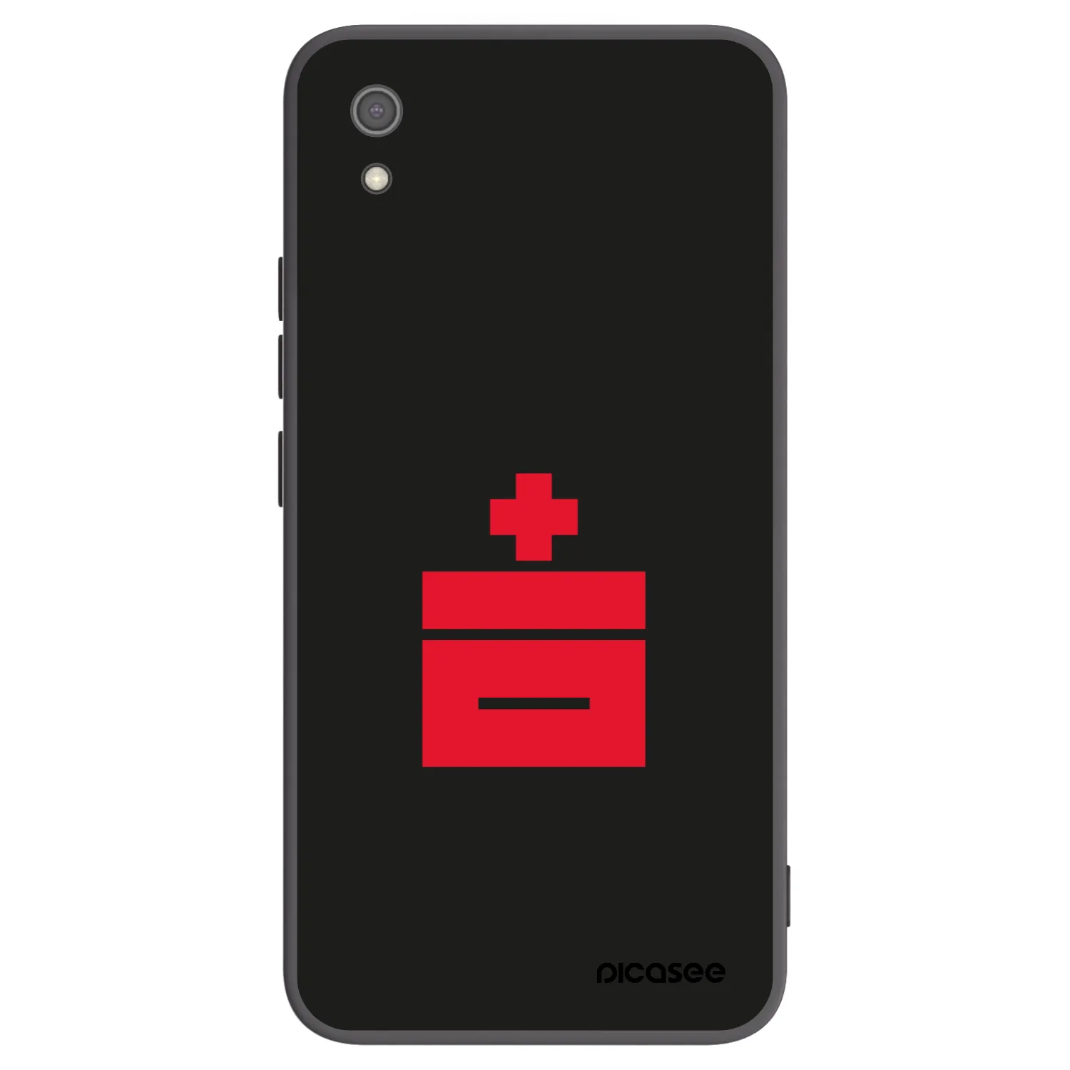 Picasee silikonski črni ovitek za Xiaomi Redmi 7A - Le Plastenciaga