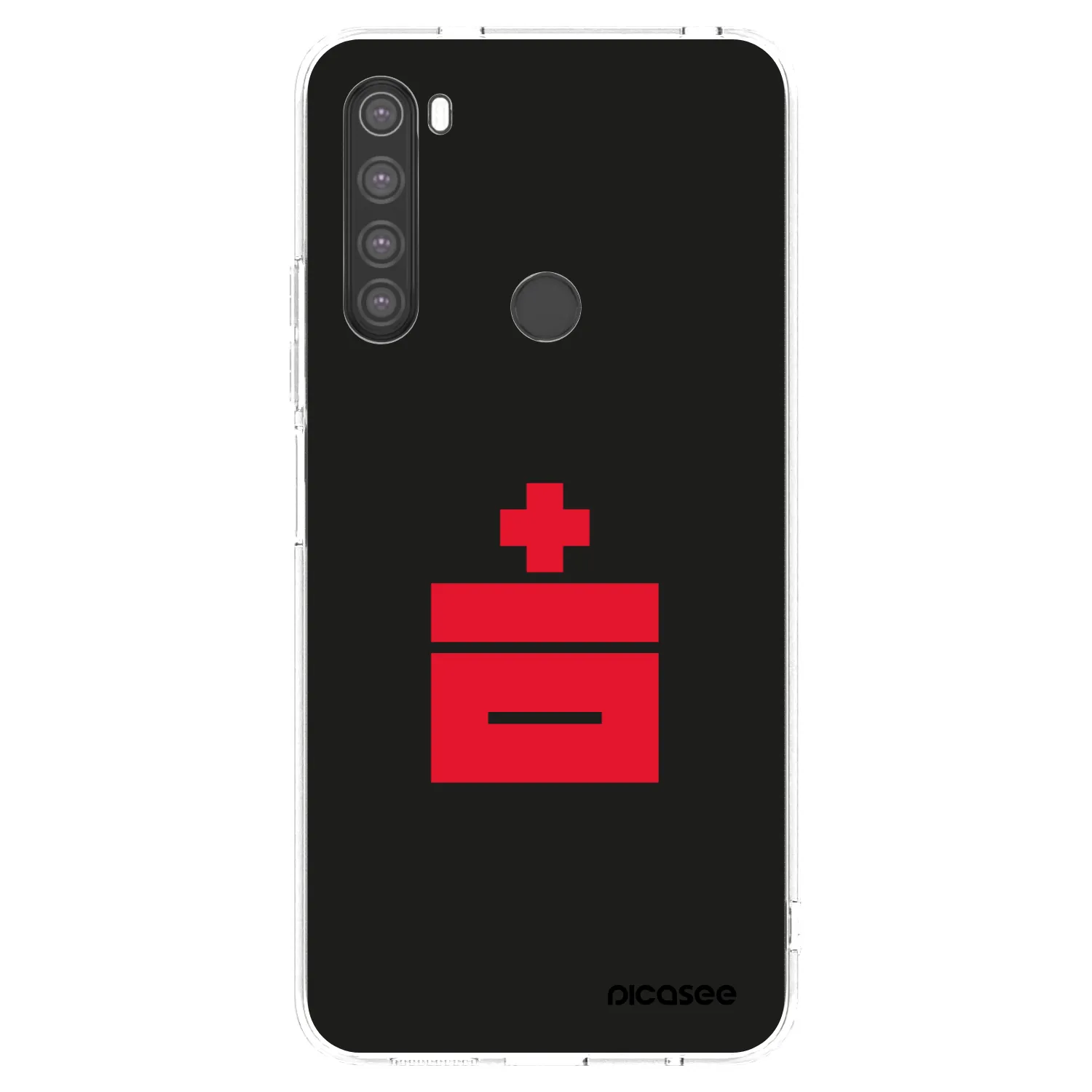 Picasee silikonski prozorni ovitek za Xiaomi Redmi Note 8 - Le Plastenciaga