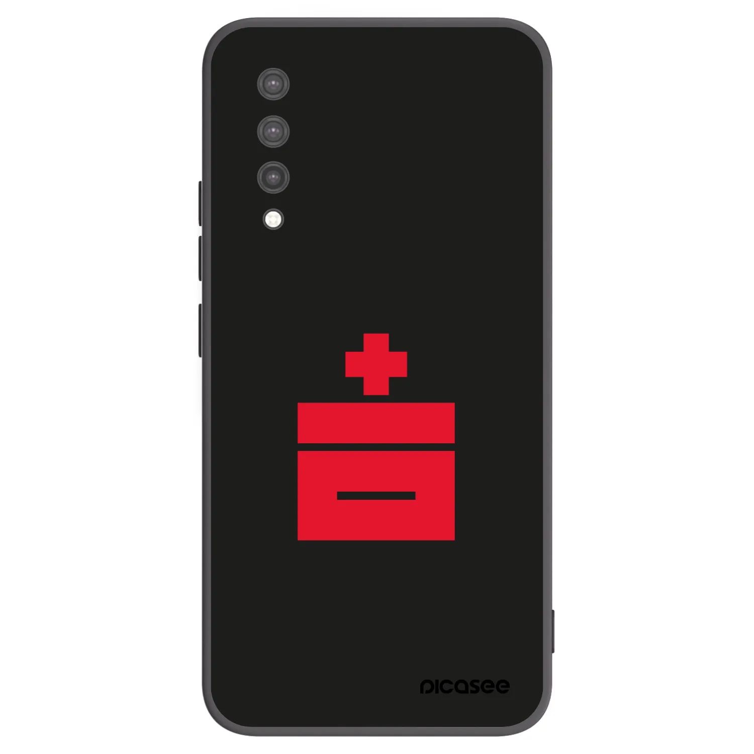 Picasee silikonski črni ovitek za Xiaomi Mi 9 Lite - Le Plastenciaga
