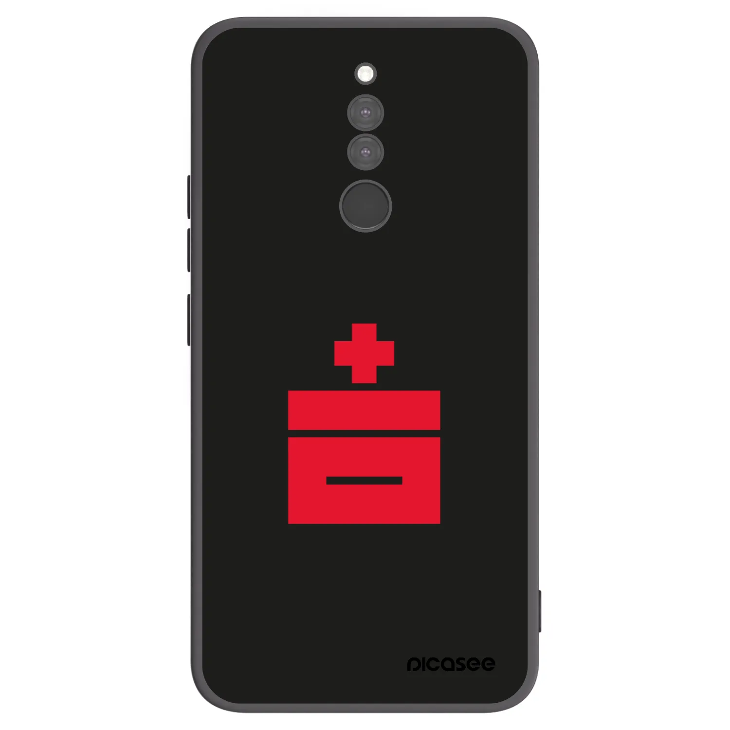 Picasee silikonski črni ovitek za Xiaomi Redmi 8 - Le Plastenciaga