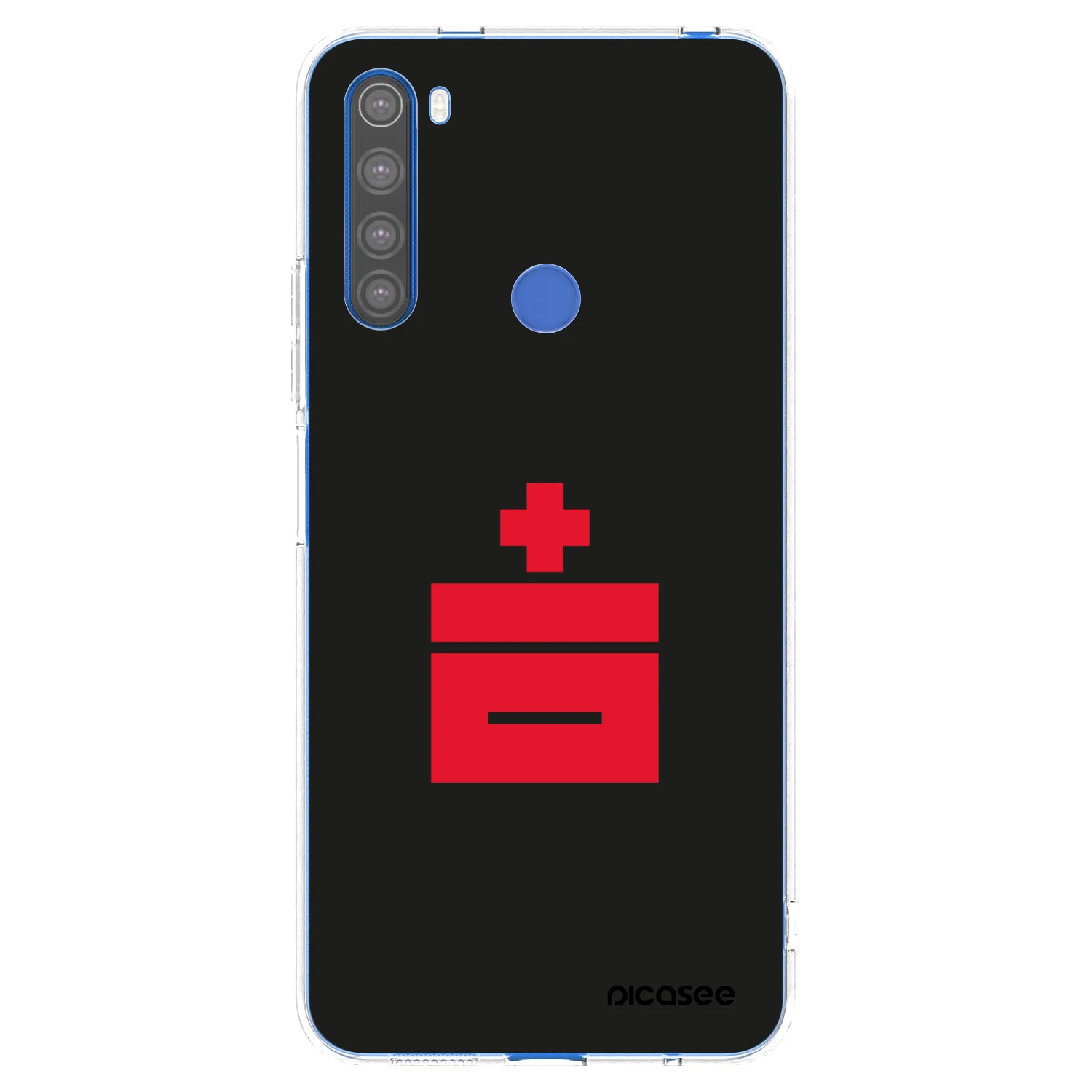 Picasee silikonski prozorni ovitek za Xiaomi Redmi Note 8T - Le Plastenciaga