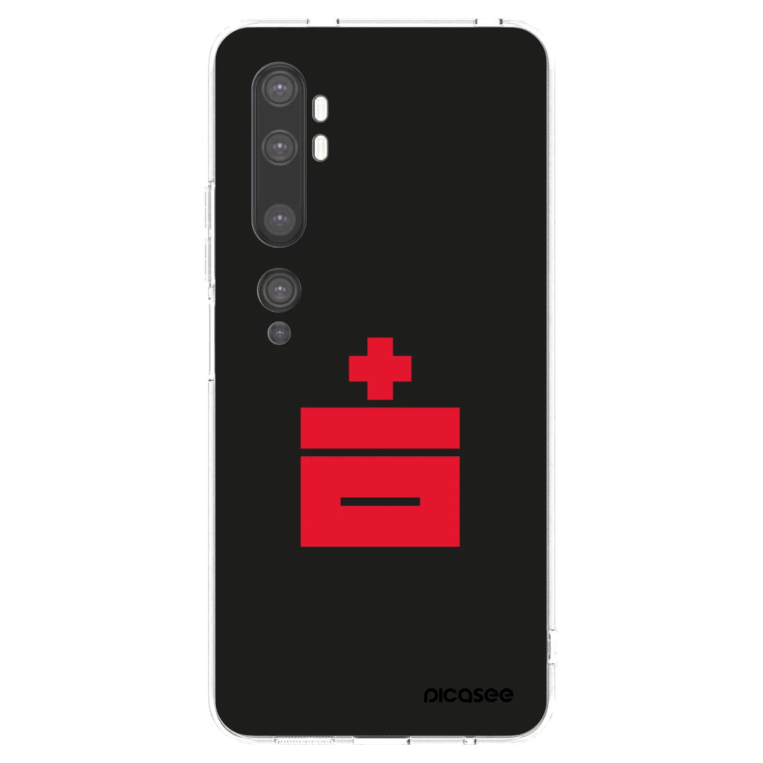 Picasee silikonski prozorni ovitek za Xiaomi Mi Note 10 (Pro) - Le Plastenciaga