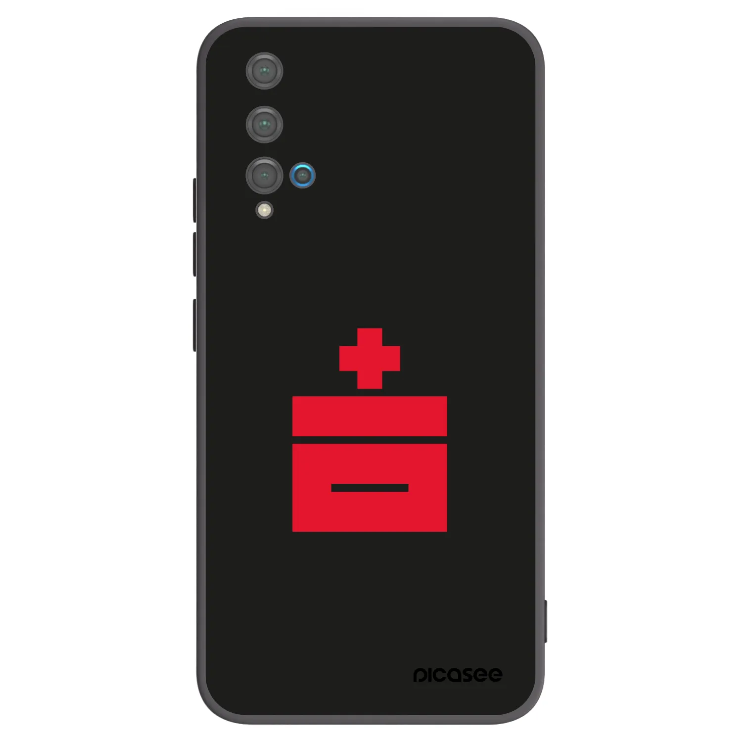 Picasee silikonski črni ovitek za Huawei Nova 5T - Le Plastenciaga