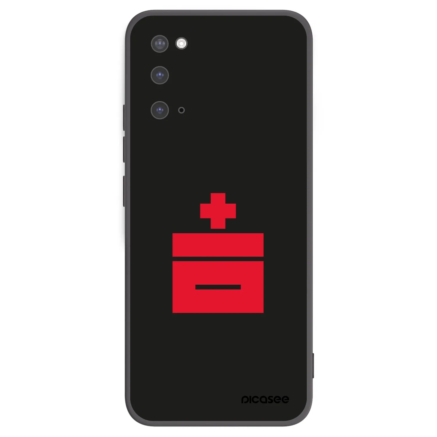 Picasee silikonski črni ovitek za Samsung Galaxy S20 G980F - Le Plastenciaga