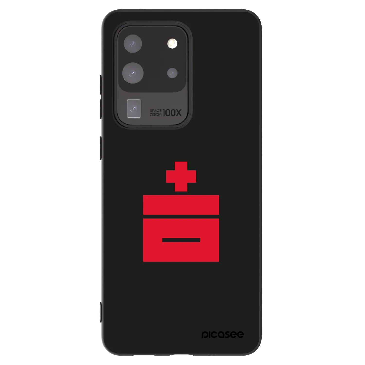 Picasee silikonski črni ovitek za Samsung Galaxy S20 Ultra 5G G988F - Le Plastenciaga