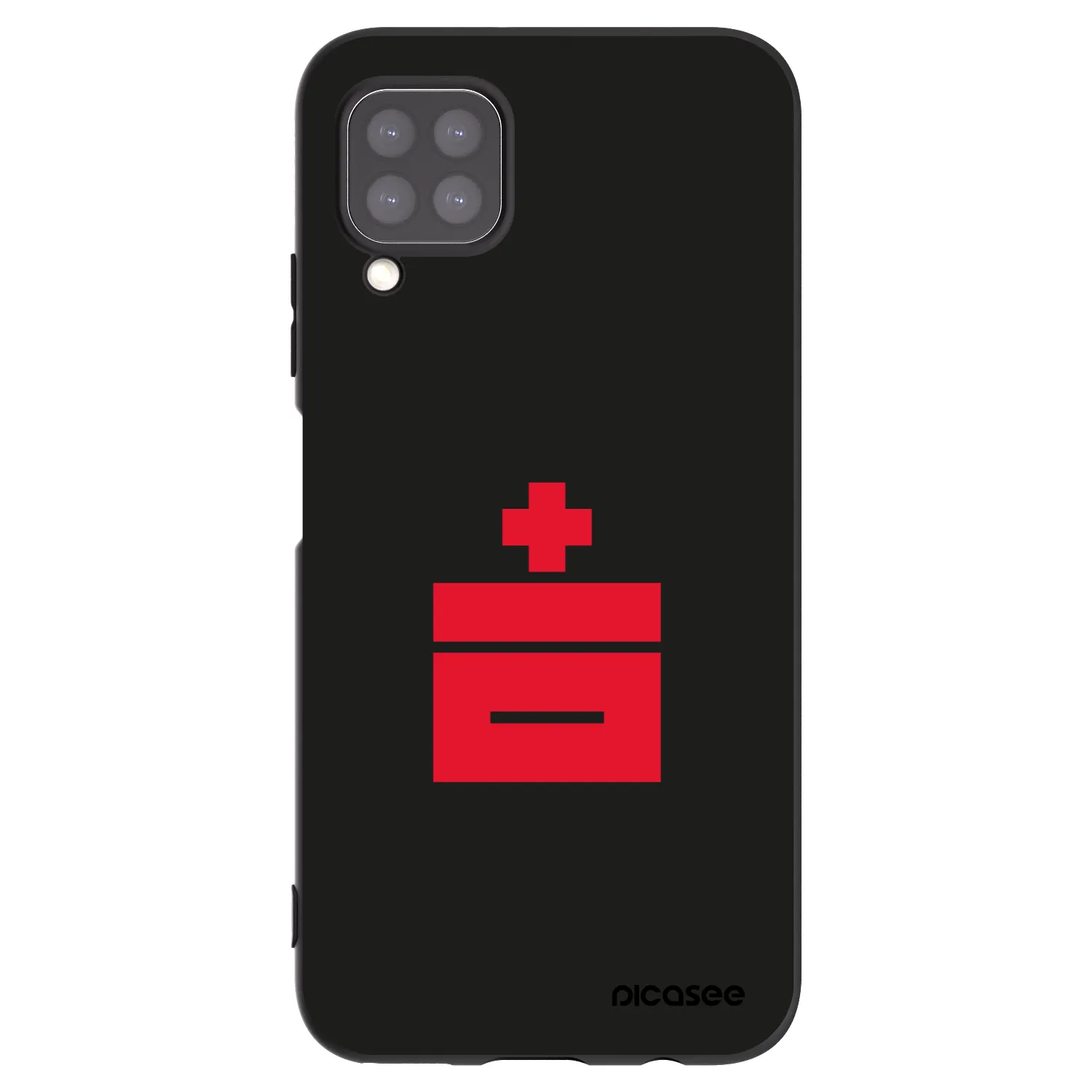 Picasee silikonski črni ovitek za Huawei P40 Lite - Le Plastenciaga