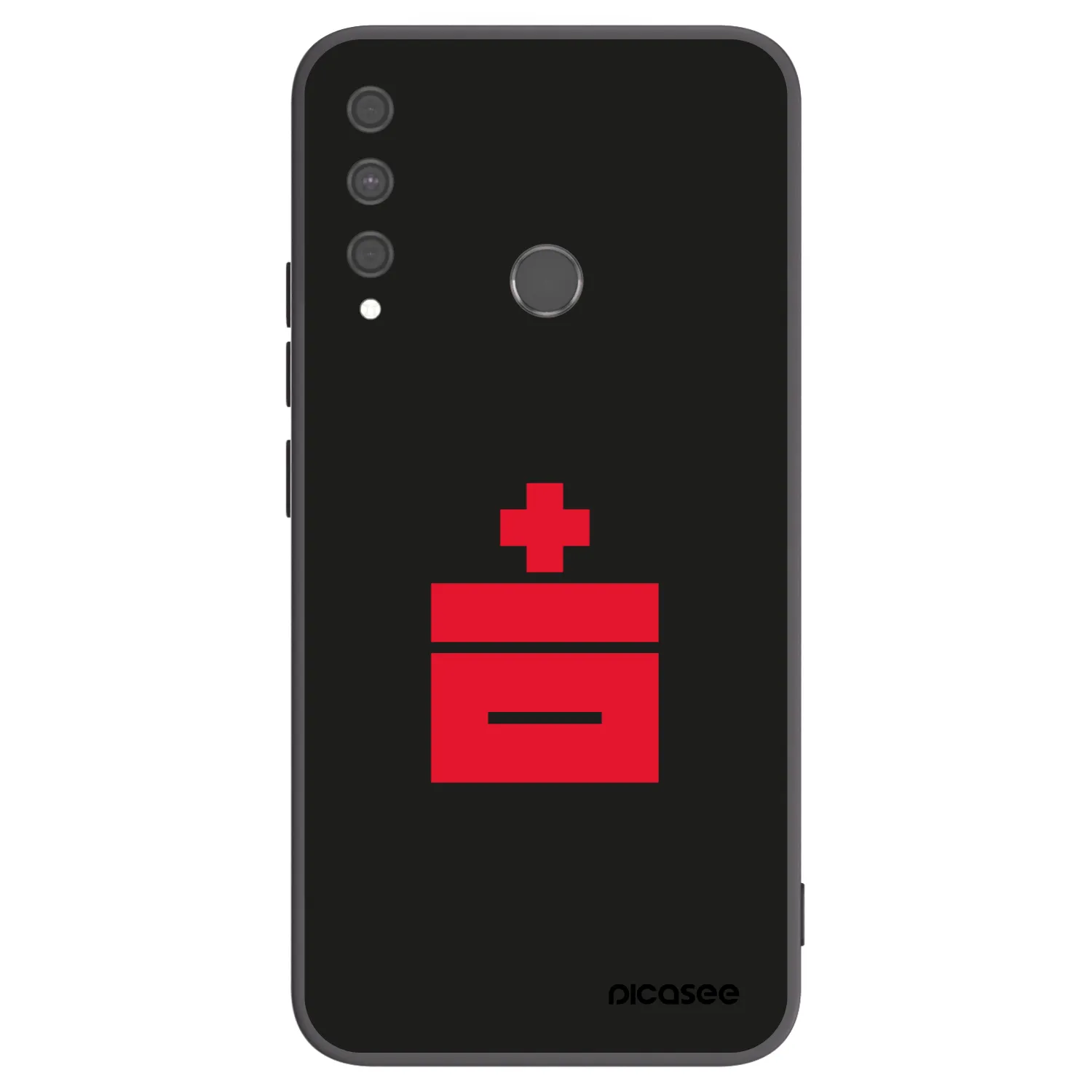 Picasee silikonski črni ovitek za Huawei P40 Lite E - Le Plastenciaga