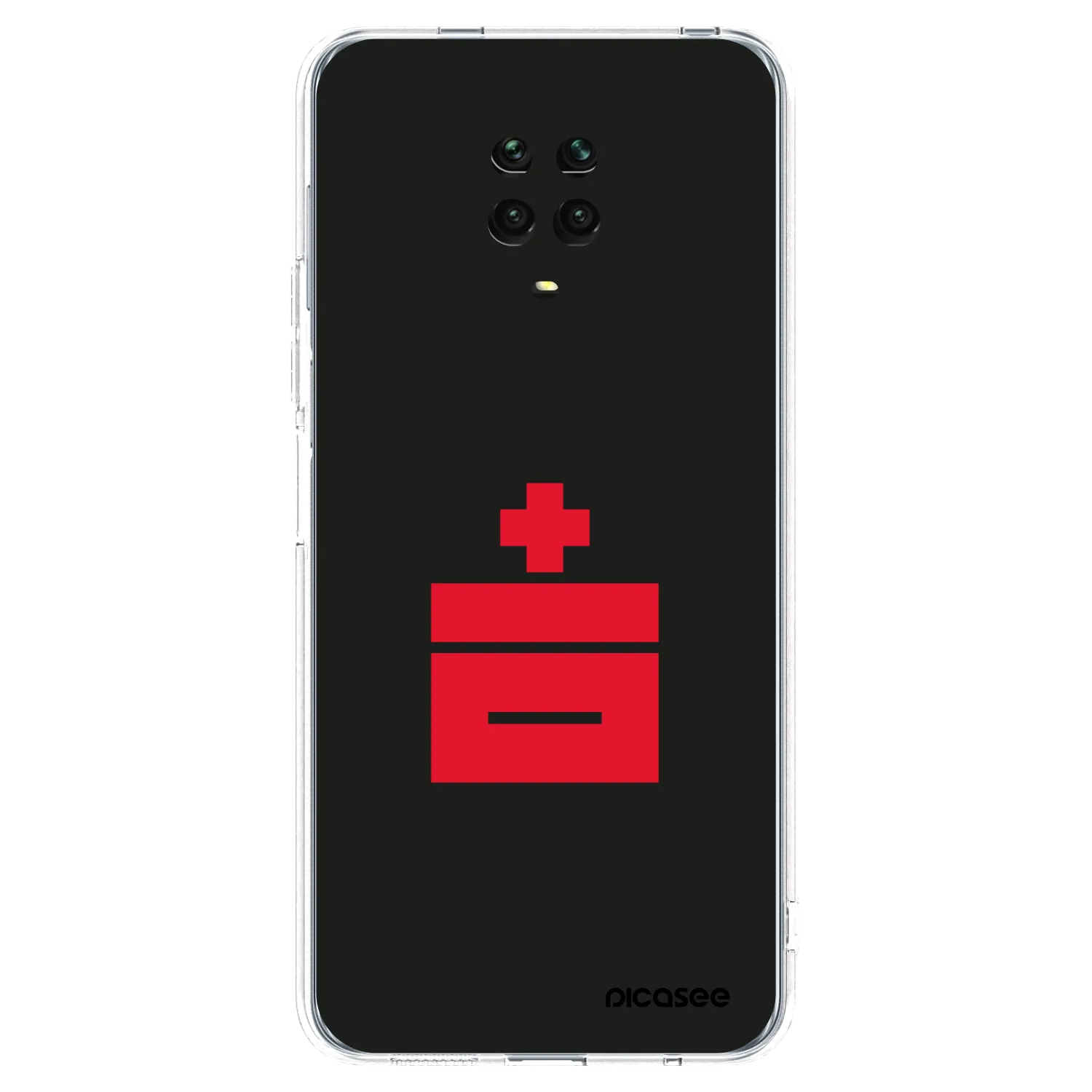 Picasee silikonski prozorni ovitek za Xiaomi Redmi Note 9 Pro - Le Plastenciaga