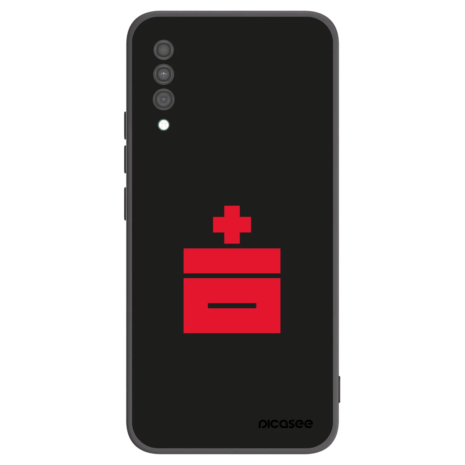 Picasee silikonski črni ovitek za Samsung Galaxy A30s A307F - Le Plastenciaga