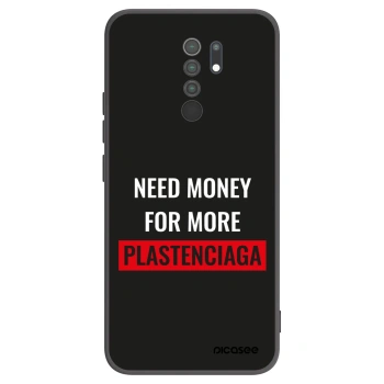 Picasee silikonski črni ovitek za Xiaomi Redmi 9 - More PLASTENCIAGA