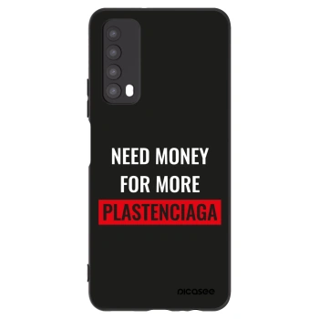 Picasee silikonski črni ovitek za Huawei P Smart 2021 - More PLASTENCIAGA