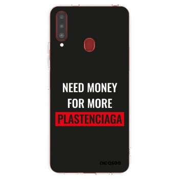 Picasee silikonski prozorni ovitek za Samsung Galaxy A20s - More PLASTENCIAGA