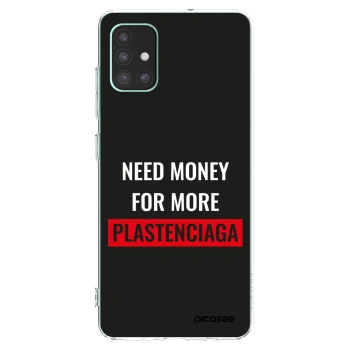 Picasee silikonski prozorni ovitek za Samsung Galaxy M51 M515F - More PLASTENCIAGA