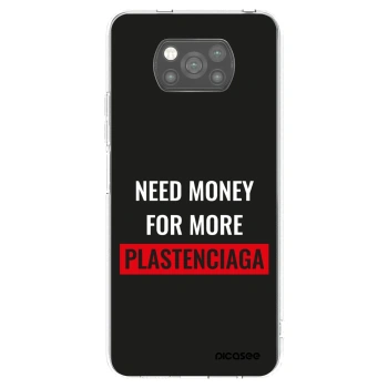Picasee silikonski črni ovitek za Xiaomi Poco X3 Pro - More PLASTENCIAGA