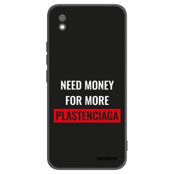 Picasee silikonski črni ovitek za Xiaomi Redmi 9AT - More PLASTENCIAGA