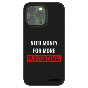 Picasee silikonski črni ovitek za Apple iPhone 13 Pro - More PLASTENCIAGA