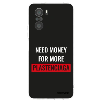 Picasee silikonski prozorni ovitek za Xiaomi Poco F3 - More PLASTENCIAGA