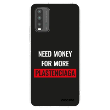 Picasee silikonski črni ovitek za Xiaomi Redmi 9T - More PLASTENCIAGA