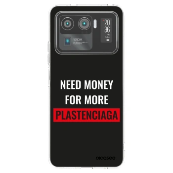Picasee silikonski prozorni ovitek za Xiaomi Mi 11 Ultra - More PLASTENCIAGA
