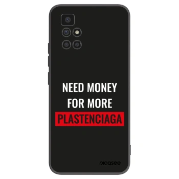 Picasee silikonski črni ovitek za Xiaomi Redmi 10 - More PLASTENCIAGA