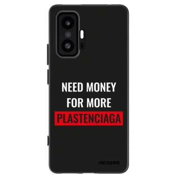 Picasee silikonski črni ovitek za Xiaomi 11T Pro - More PLASTENCIAGA