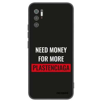 Picasee silikonski črni ovitek za Xiaomi Poco M3 Pro 5G - More PLASTENCIAGA