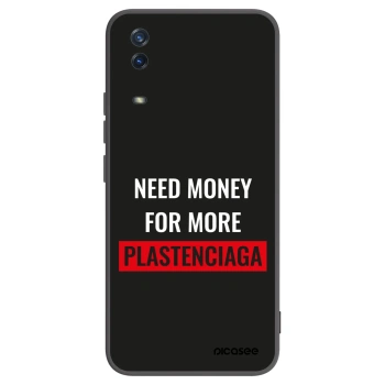 Picasee silikonski črni ovitek za Vivo Y11s - More PLASTENCIAGA