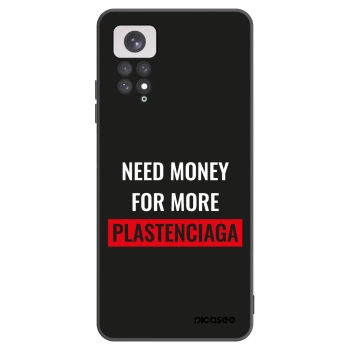 Picasee silikonski črni ovitek za Xiaomi Redmi Note 11 - More PLASTENCIAGA