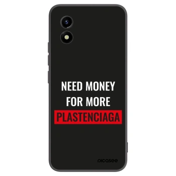 Picasee silikonski črni ovitek za Vivo Y01 - More PLASTENCIAGA