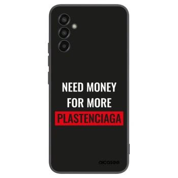 Picasee silikonski črni ovitek za Samsung Galaxy M13 M135F - More PLASTENCIAGA